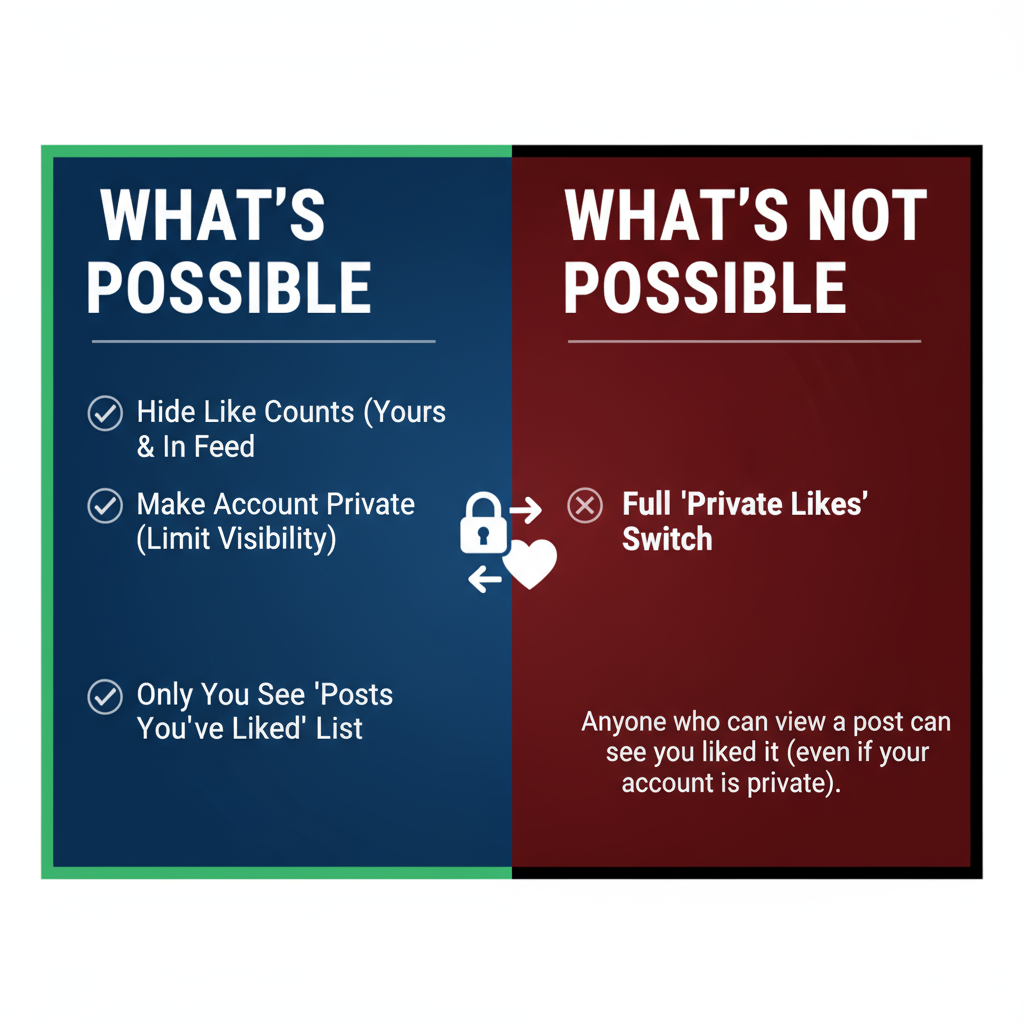 Here’s a clear, up-to-date guide on how to make likes privat