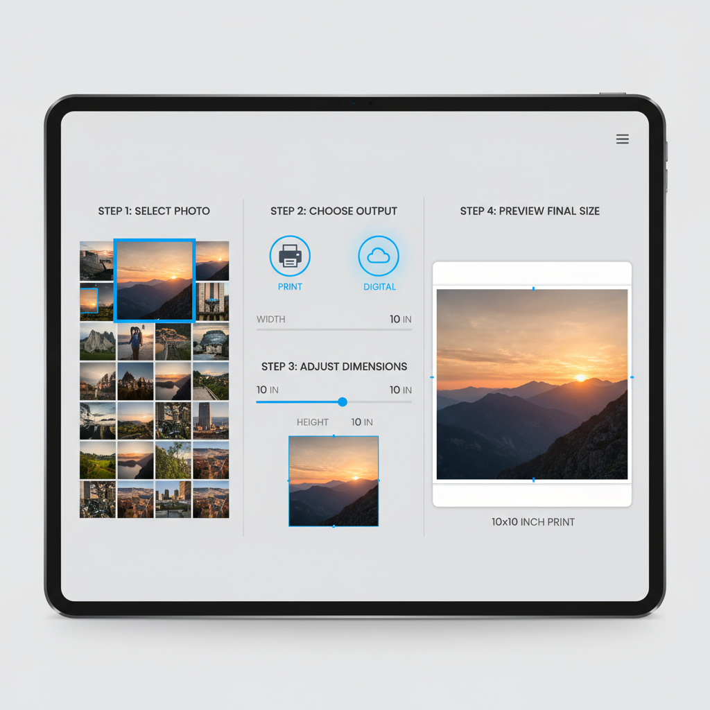 Popular Photo Sizes for Print and Digital Explained